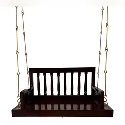 JAIRI TRADERS Brown Wooden Swings image 3