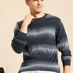 Mast & Harbour Striped Round Neck Pullover image 3