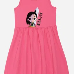 YK Disney Girls Printed Fit & Flare Dress-image-35