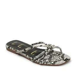 Elle Women's White Casual Sandals image 2
