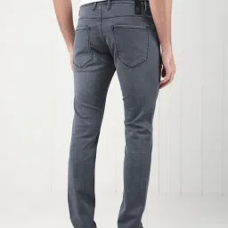 Rare Rabbit Grey Slim Fit Fit Solid Jeans image 2