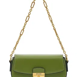 Miraggio Green Moira Medium Faux Leather Shoulder Bag image 2