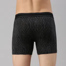 Zoiro Black Regular Fit Printed Trunks image 2