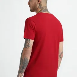 HESHA Men Mickey Mouse Typography Printed Round Neck Cotton T-shirt image 5