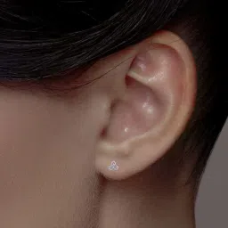 c. krishniah chetty group CKC Radiant Charm: Fancy Diamond Stud image 2