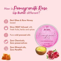 Nat Habit Pomegranate Rose Lip Butter - 10 gm image 2