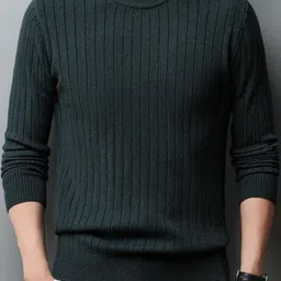 StyleCast x Revolte Striped Long Sleeves Pullover Sweater image 2