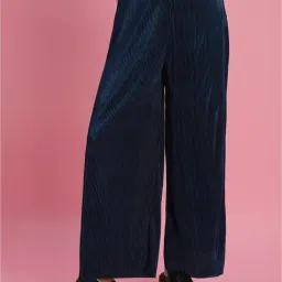 Forever 21 Navy Regular Fit Mid Rise Pants-picture-34