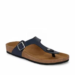 hoversoul Hoversole Men's Navy Cork T-Strap Sandals image 2