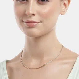 Zavya 925 Silver Versatile Triad Adjustable Triple Tone Chain for Women image 2