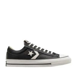 Converse Unisex Star Player 76 Fall Leather Low Top Black Sneakers-picture-1