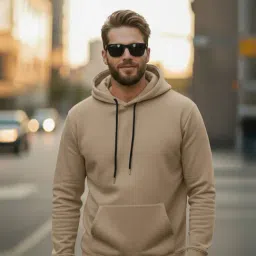 Mack Jonney Beige Regular Fit Hoodie-picture-35