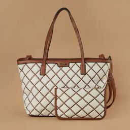 Code by Lifestyle White Printed Shoulder Handbag-picture-26
