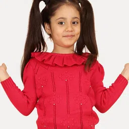 JoE Hazel Girls Cable Knit Pullover-picture-42