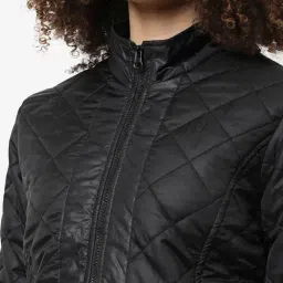 Campus Sutra Black Padded jacket image 4