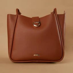 Code by Lifestyle Brown Shoulder Handbag-picture-0