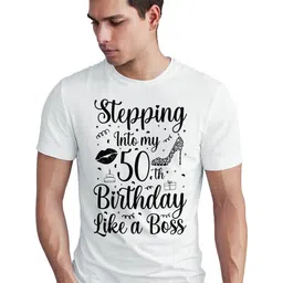 Seekbuylove Men Typography Printed Round neck Short Sleeves Bio Finish Cotton T-shirt-picture-24