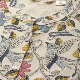 Divena Beige Printed Top image 5