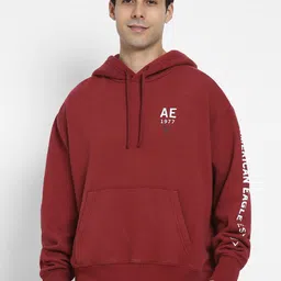 AMERICAN EAGLE OUTFITTERS Men Printed Hooded Sweatshirt-picture-29