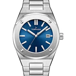 TORNADO Men Mother of Pearl Dial & Stainless Steel Bracelet Style Straps Analogue Watch T23003-SBSN-picture-34