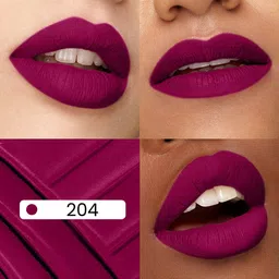 Seven Seas Mocha Lips Non Transfer Matte Liquid Lipstick - 4 ml - Shade 204 image 4
