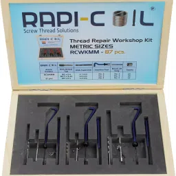 Cuthard RCWKMM4 Thread Repairing Workshop Kit (M4+M5+M6) - 87 Pcs (Rapi-Coil) image 2