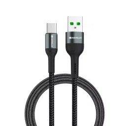 Havells USB Star Braided 65 W Black Type A to Type C Data Cable  AHNREHB000-picture-20