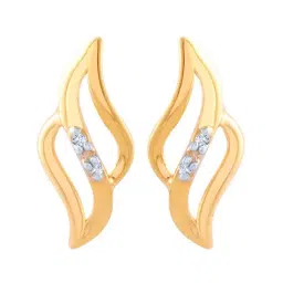 P.C. Chandra Jewellers 14 kt Gold Earrings-picture-35