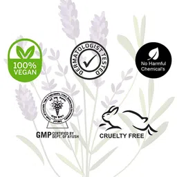 Khadi Organique Set of 8 Lavender Handmade Soap with Essential Oils 125 g (Each) image 2