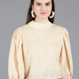 Amagyaa  Floral Embroidered Pure Cotton Top-picture-10