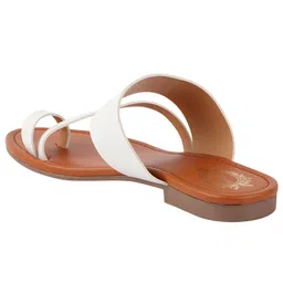 Shoetopia Colour Blocked Sandals - White image 3