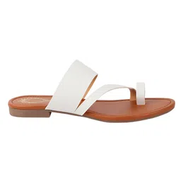 Shoetopia Colour Blocked Sandals - White image 4