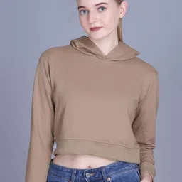 Obaan Women Solid Pullover Sweatshirt-image-98