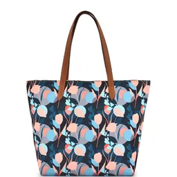 Lychee bags Printed Oversized Shopper Tote Bag with Tasselled image 3