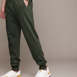 FCUK Brand Logo Printed Pure Cotton Joggers-picture-24