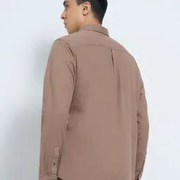 Sf Jeans By Pantaloons Brown Relaxed Fit Shirt image 2