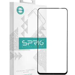 Sprig Edge To Edge Tempered Glass for redmi 10 (Pack of 1) image 2