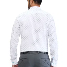 Park Avenue Blue Slim Fit Printed Shirt image 2