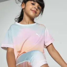 Puma Kids TRAIN FAVORITE Multicolor Logo Tee-picture-13