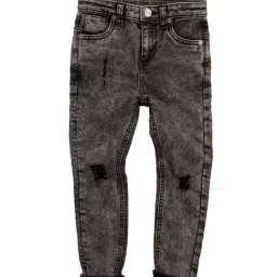 Angel & Rocket Kids Grey Solid Jeans-picture-17