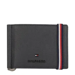 Tommy Hilfiger Navy Casual Leather Money Clip Wallet for Men-image-51