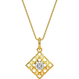 Kisna Diamond & Gold Jewellery 14k Rewa Pendant-picture-27