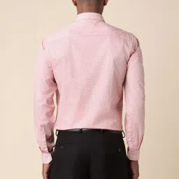 Allen Solly Pink Slim Fit Printed Shirt image 2