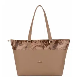 Enoki by Baggit Beige Printed Large Tote Handbag-image-22