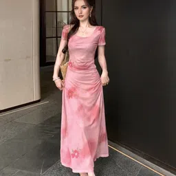 StyleCast Women Tie and Dye Dyed A-Line Maxi Dress-image-39