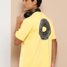 ALCIS Dry Tech Yellow Regular Fit Sports T-Shirt image 2