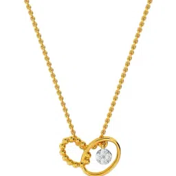 Kisna Diamond & Gold Jewellery 14k Grine Pendant-image-48