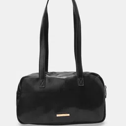 Forever Glam by Pantaloons Women Solid Structured Sling Bag image 5