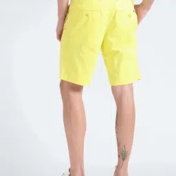 Tommy Hilfiger Yellow Tulip Regular Fit Shorts image 2