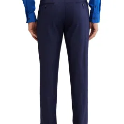 Park Avenue Blue Regular Fit Trousers image 2